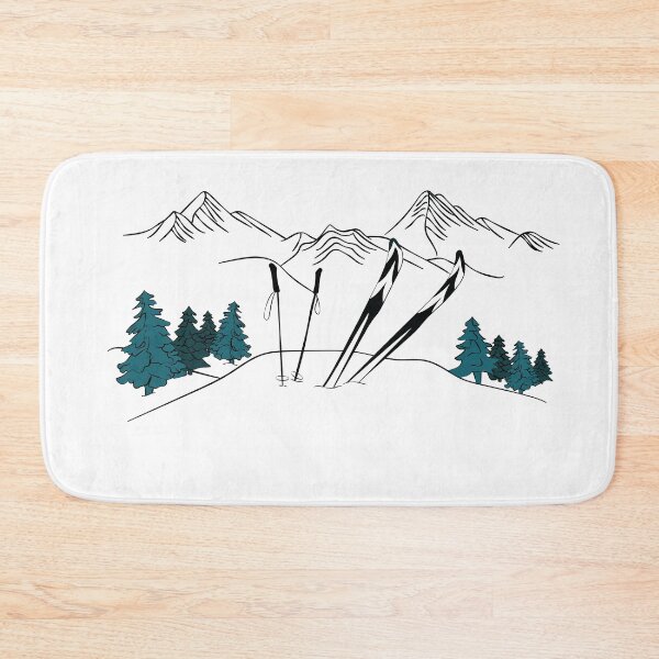 Item preview, Ski You Later Winter Sports Scene designed and sold by TheInkElephant.