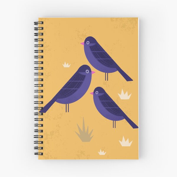 Item preview, Mid Century Modern 3 Birds Art Print Retro Minimalist Design designed and sold by midmodernart.