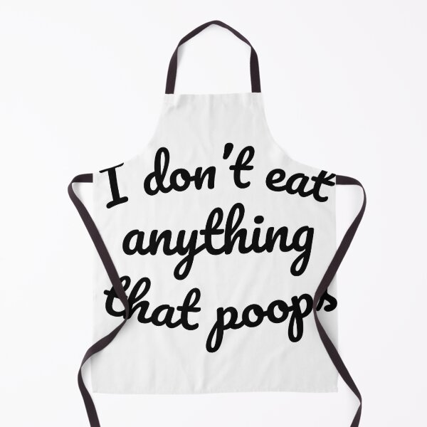 Item preview, I don't eat anything that poops - Vegan Sticker - Funny Vegan Decal designed and sold by ThirTee.