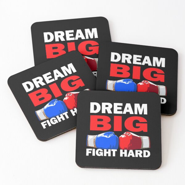 Item preview, Dream big fight hard! T-shirt, Sticker! designed and sold by Cristian Stefan.