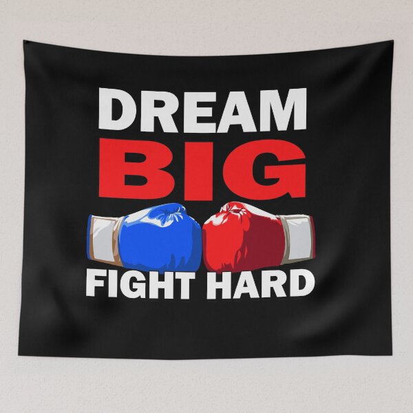 Item preview, Dream big fight hard! T-shirt, Sticker! designed and sold by Cristian Stefan.