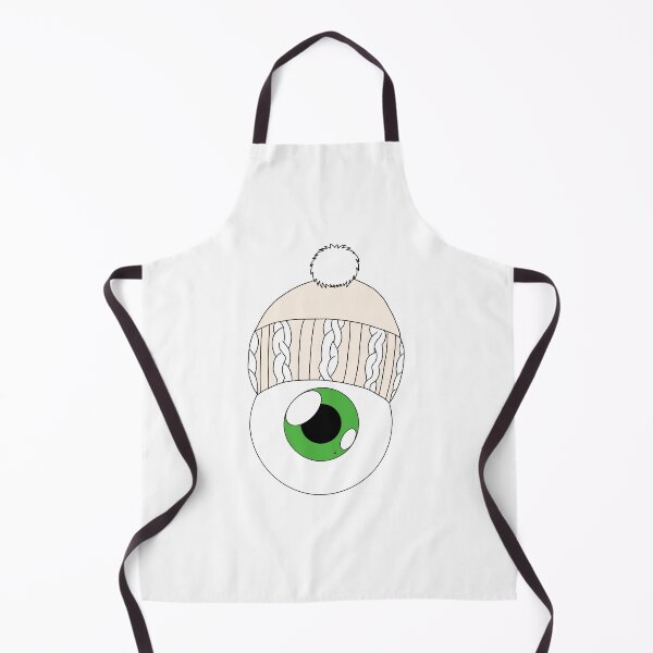 Item preview, Cream Winter Hat Eyeball- Green Iris designed and sold by creatorK8.