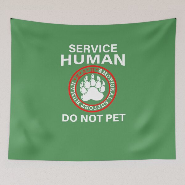Item preview, emotional support human designed and sold by StyleHubDesign.