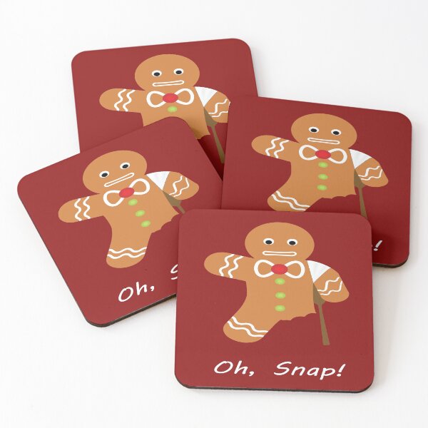 Item preview, Oh, Snap Funny Gingerbread Man designed and sold by treasures83.