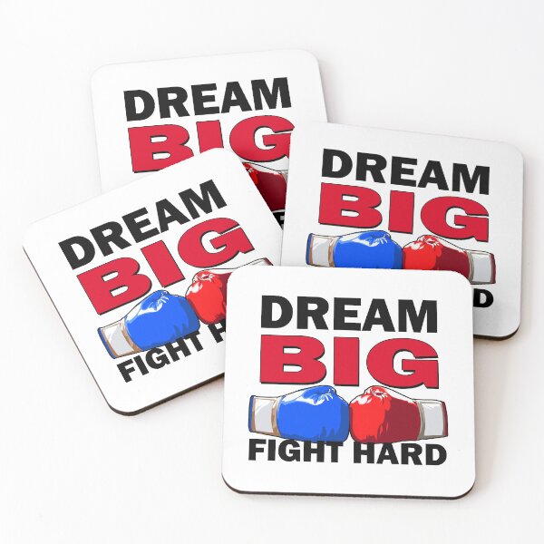 Item preview, Dream big fight hard! T-shirt, Sticker! designed and sold by Cristian Stefan.