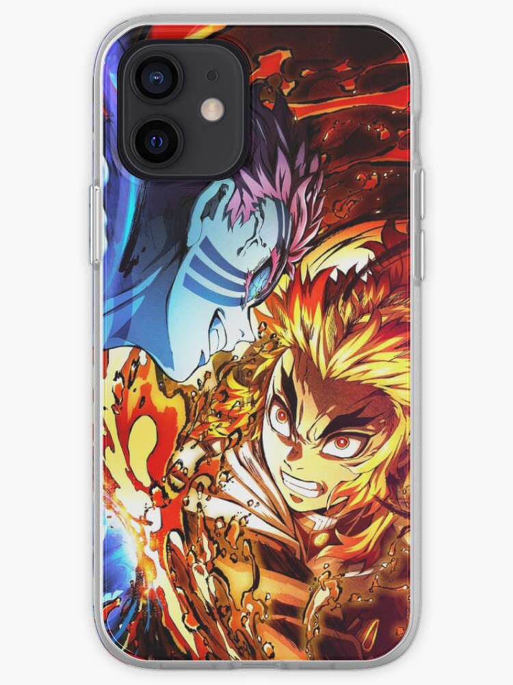 Rengoku Vs Akaza Iphone Case Cover By Katbackwack Redbubble