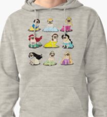 Pug Princesses Version 2 Pullover Hoodie