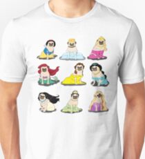 Pug Princesses Version 2 Unisex T-Shirt