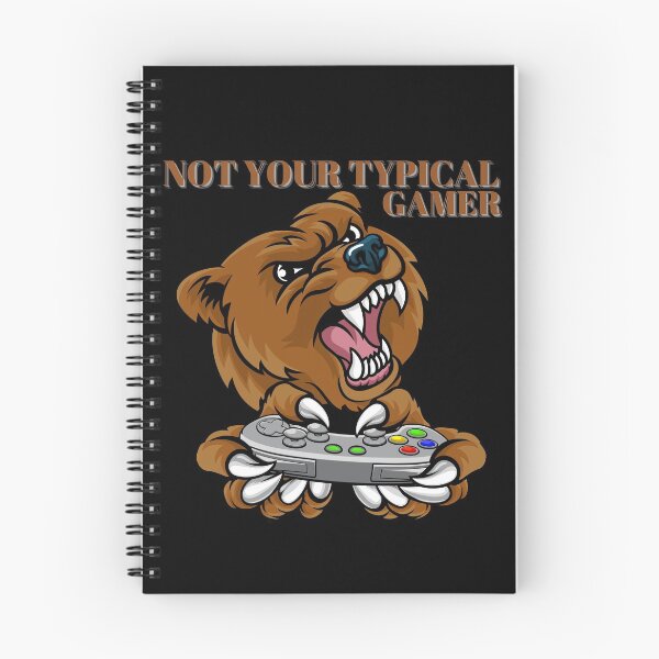 Item preview, Not Your TYPICAL GAMER Bear Design designed and sold by LevelUpMerch.