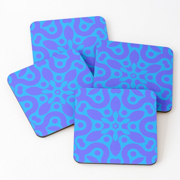 Item preview, Teal and Blue patterns  designed and sold by BubbleCrumbs.