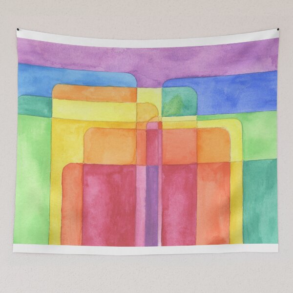Item preview, Rainbow Rectangles designed and sold by ellenmueller.