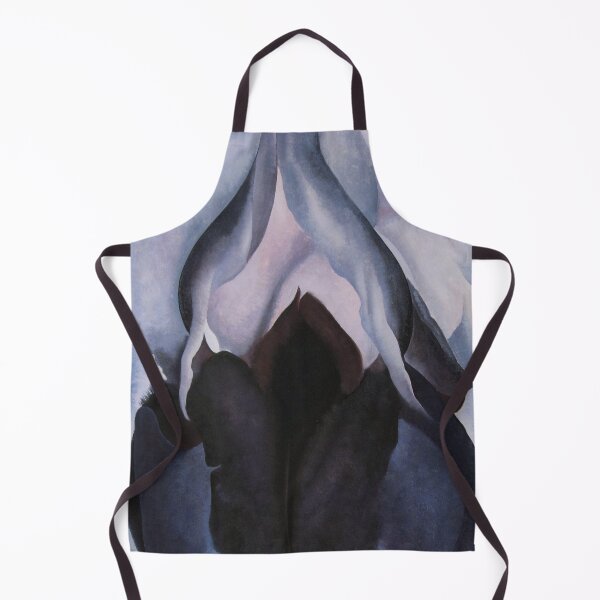 Georgia O'Keeffe Black Iris III Apron