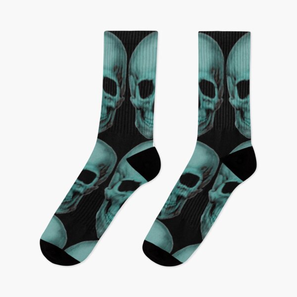 Item preview, Skull teal transparent designed and sold by IMNIUM.