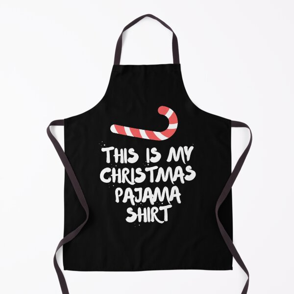 Item preview, This Is My Christmas Pajama Shirt with candy cane and white text designed and sold by milkasweet.