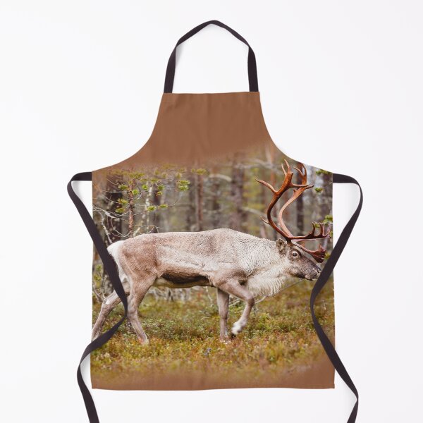 Item preview, Reindeer walking in forest designed and sold by Jukka Heilimo.
