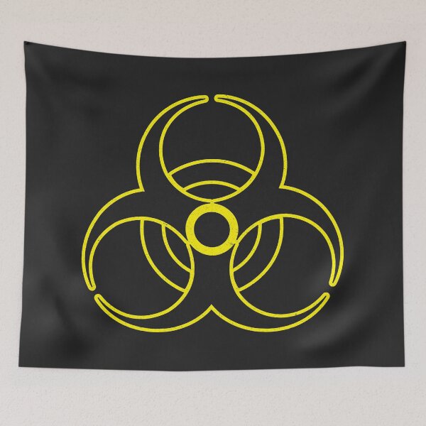 Item preview, Worn Biohazard Sign designed and sold by SpitsPixels.