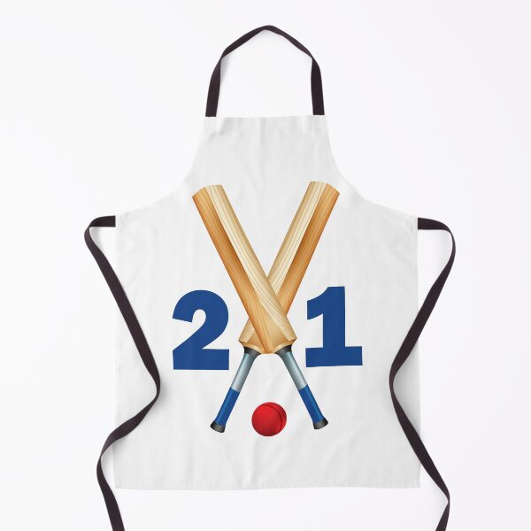 Item preview, Cricket number 21 - twenty one with bats and ball designed and sold by AllShirts21.