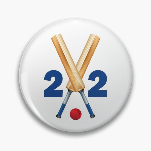 Item preview, Cricket number 22 - twenty two with bats and ball designed and sold by AllShirts21.