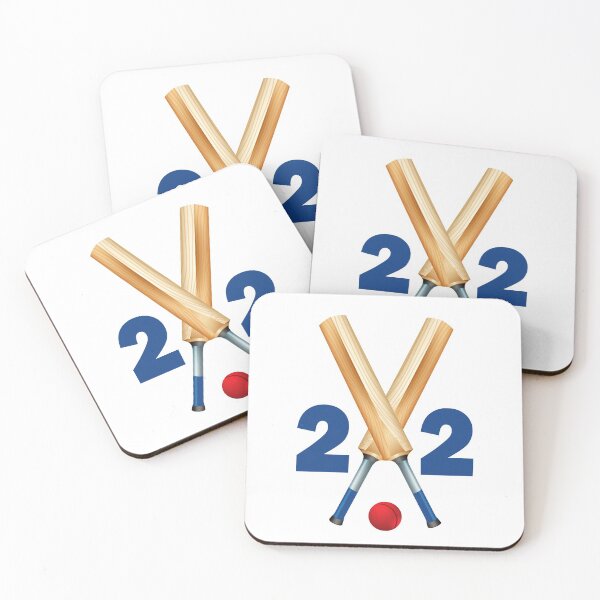 Item preview, Cricket number 22 - twenty two with bats and ball designed and sold by AllShirts21.