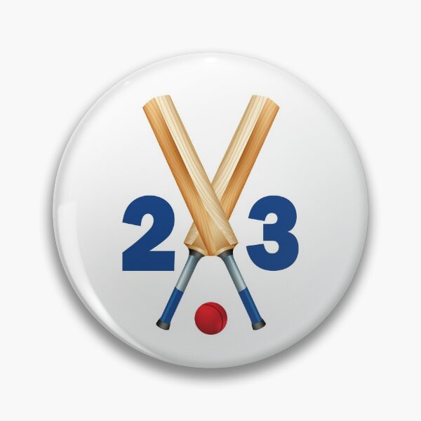 Item preview, Cricket number 23 - twenty three with bats and ball designed and sold by AllShirts21.