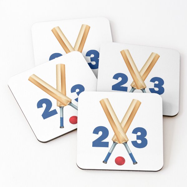 Item preview, Cricket number 23 - twenty three with bats and ball designed and sold by AllShirts21.