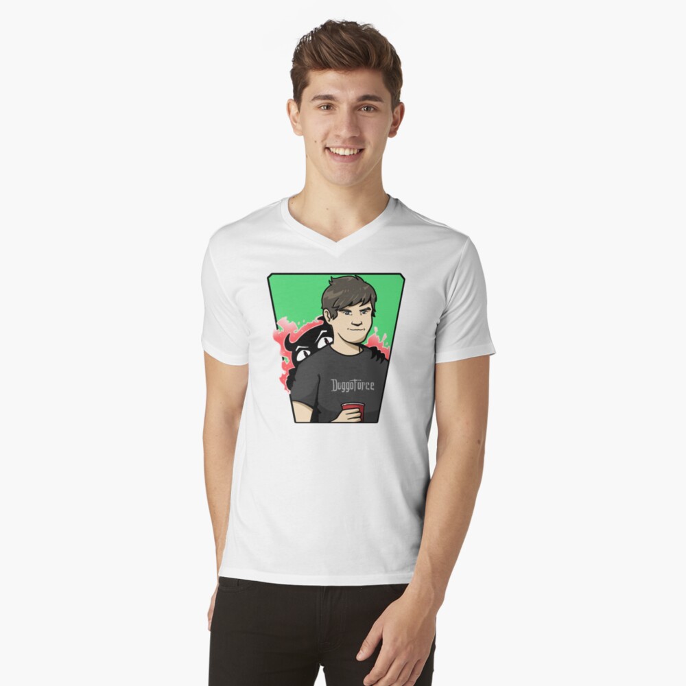 Item preview, V-Neck T-Shirt designed and sold by FactFiend.