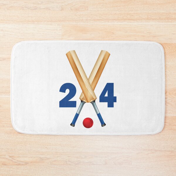 Item preview, Cricket number 24 - twenty four with bats and ball designed and sold by AllShirts21.