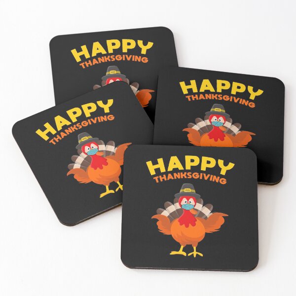 Item preview, Happy Thanksgiving Turkey Face Mask Funny Quarantine Gift designed and sold by HeroTee.