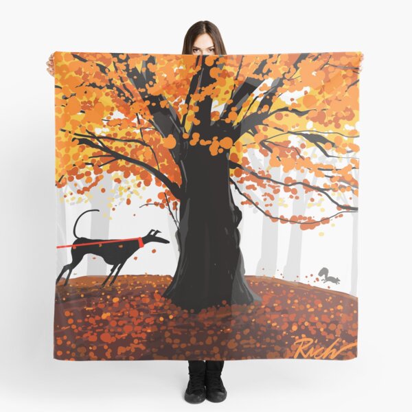 The Autumn Oak, The Hound, and The Squirrel Scarf