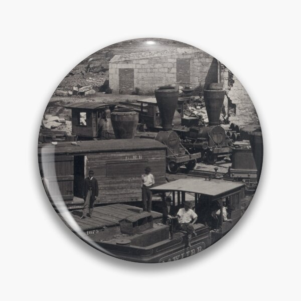 Item preview, Civil War, Atlanta Roundhouse destroyed, 1866  designed and sold by aapshop.