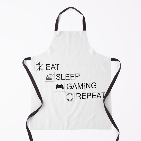 Item preview, Eat sleep gaming repeat designed and sold by YAHIA-14.