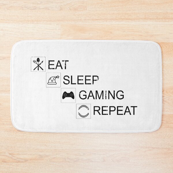 Item preview,   Eat sleep gaming repeat designed and sold by YAHIA-14.