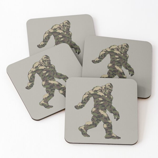 Item preview, Camo Bigfoot - Camouflage Pattern Sasquatch designed and sold by ctkrstudio.