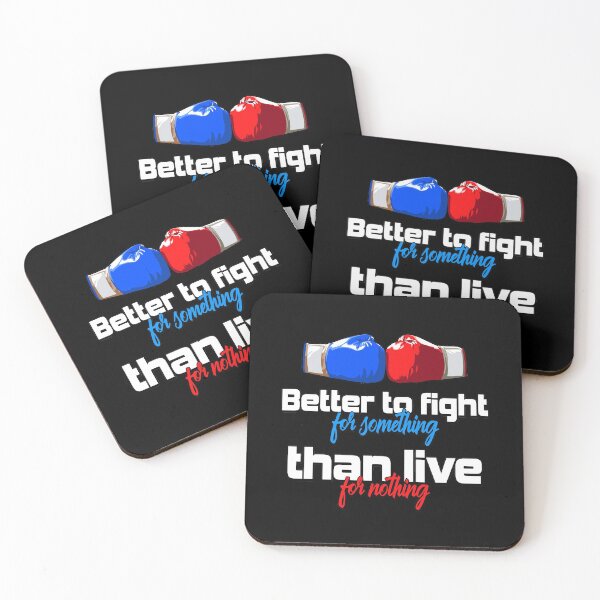 Item preview, Better to fight for something than live for nothing! T-shirt, Sticker! designed and sold by Cristian Stefan.