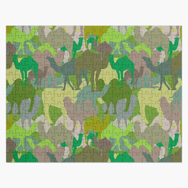 Jungle Camelflage Jigsaw Puzzle