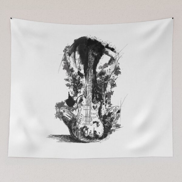 Item preview, music, rock, metal girl designed and sold by nemfisart.
