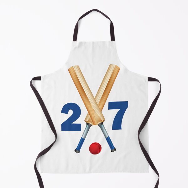Item preview, Cricket number 27 - twenty seven with bats and ball designed and sold by AllShirts21.