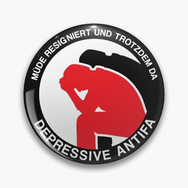Item preview, Depressive Antifa designed and sold by fabianb.