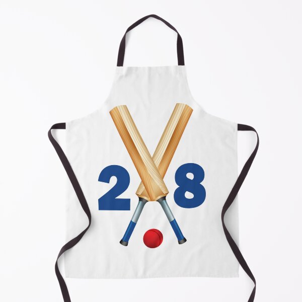 Item preview, Cricket number 28 - twenty eight with bats and ball designed and sold by AllShirts21.