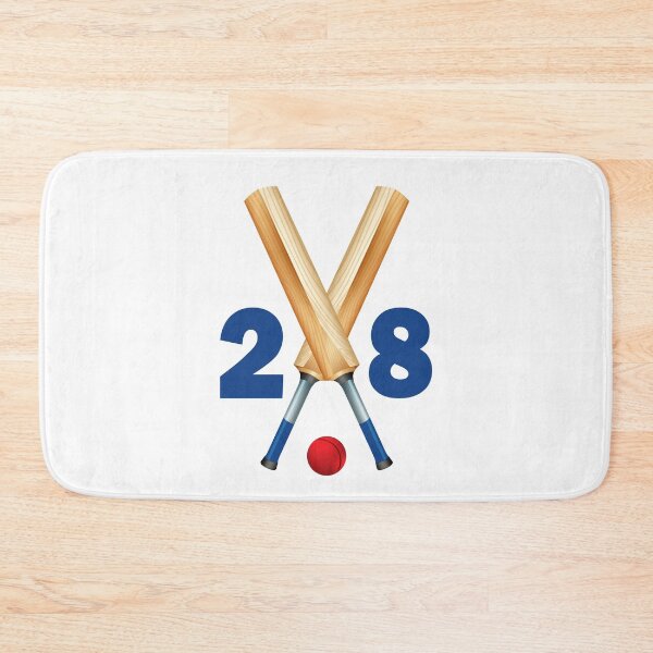 Item preview, Cricket number 28 - twenty eight with bats and ball designed and sold by AllShirts21.