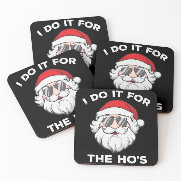 Item preview, Mens I Do It for The Hos Tshirt Santa Christmas Funny Christmas Sarcastic Humor Tee for Guys designed and sold by Farfouch36.