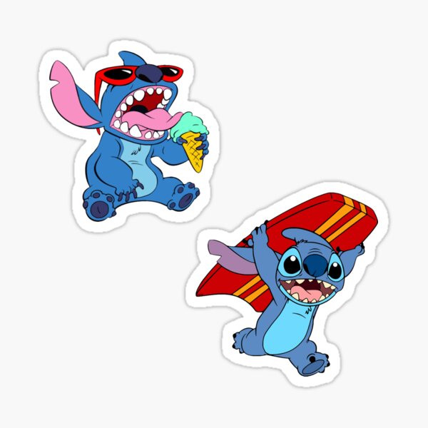 Stitch & Angel 2 - Lilo And Stitch - Stickers sold by DaviCrawford