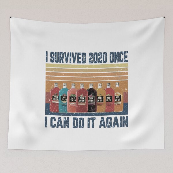 Item preview, I survived 2020 once I can do it again designed and sold by BrandyKrat.