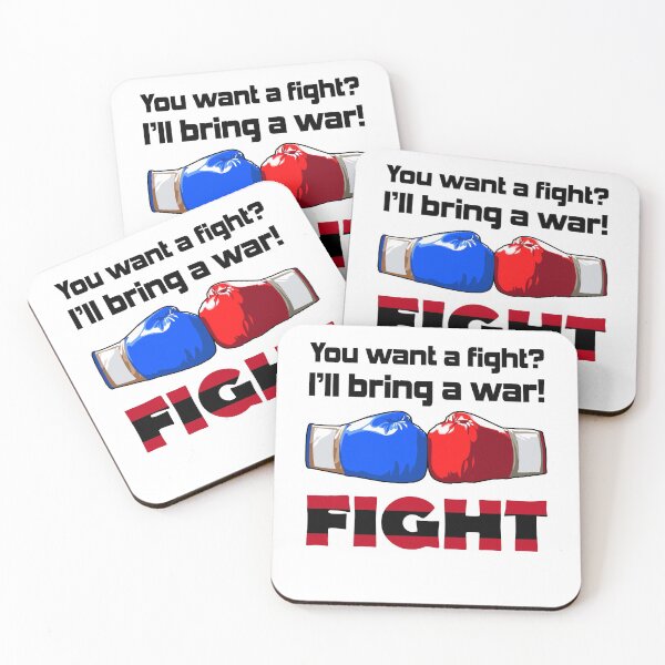 Item preview, You want a fight? I'll bring a war! T-shirt, Sticker! designed and sold by Cristian Stefan.