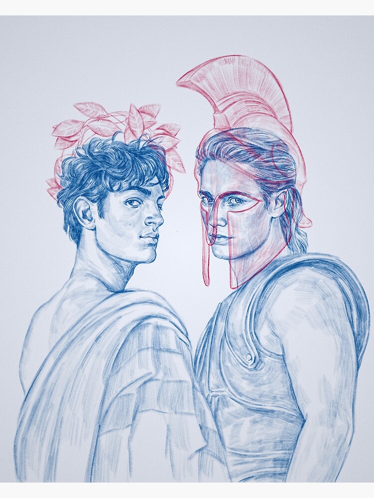 ACHILLES AND PATROCLUS by AliceBlakeArt.