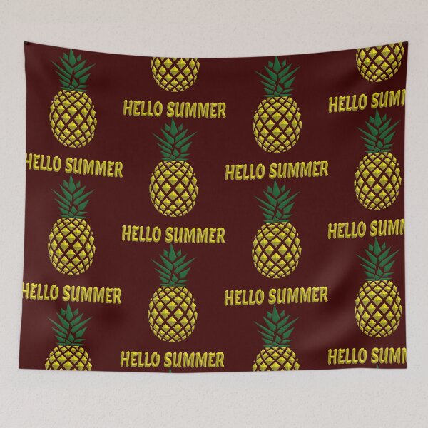 Item preview, hello summer pineapple designed and sold by waldemar777.