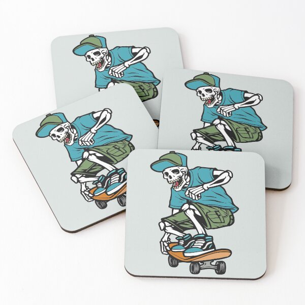 Item preview, Skater Skeleton with Skateboard designed and sold by SLAG-Creative.