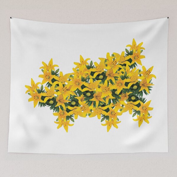 Item preview, Yellow Oriental Lilies Bouquet designed and sold by KbytesOfJax Outdoor and Nature.
