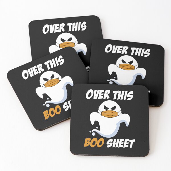Item preview, Over This Boo Sheet 2020 Funny Ghost Halloween Horror Gift designed and sold by HeroTee.