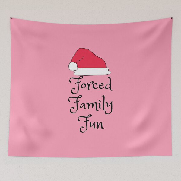 Item preview, Forced Family Fun Christmas Holiday Funny Matching Gifts Santa Hat Unisex designed and sold by TheGreekGuy.